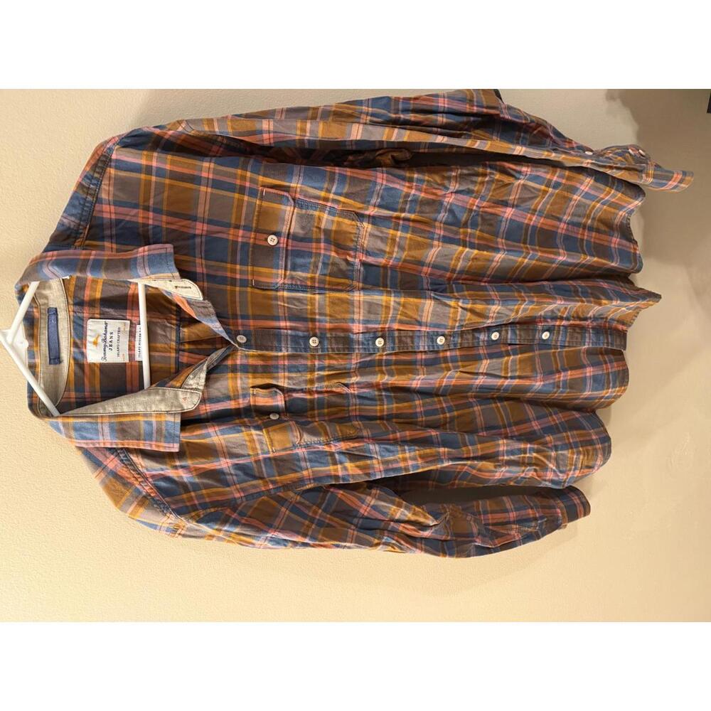 Tommy Bahama Jeans Men's Island Crafted Plaid Casual Shirt - Island Modern Fit